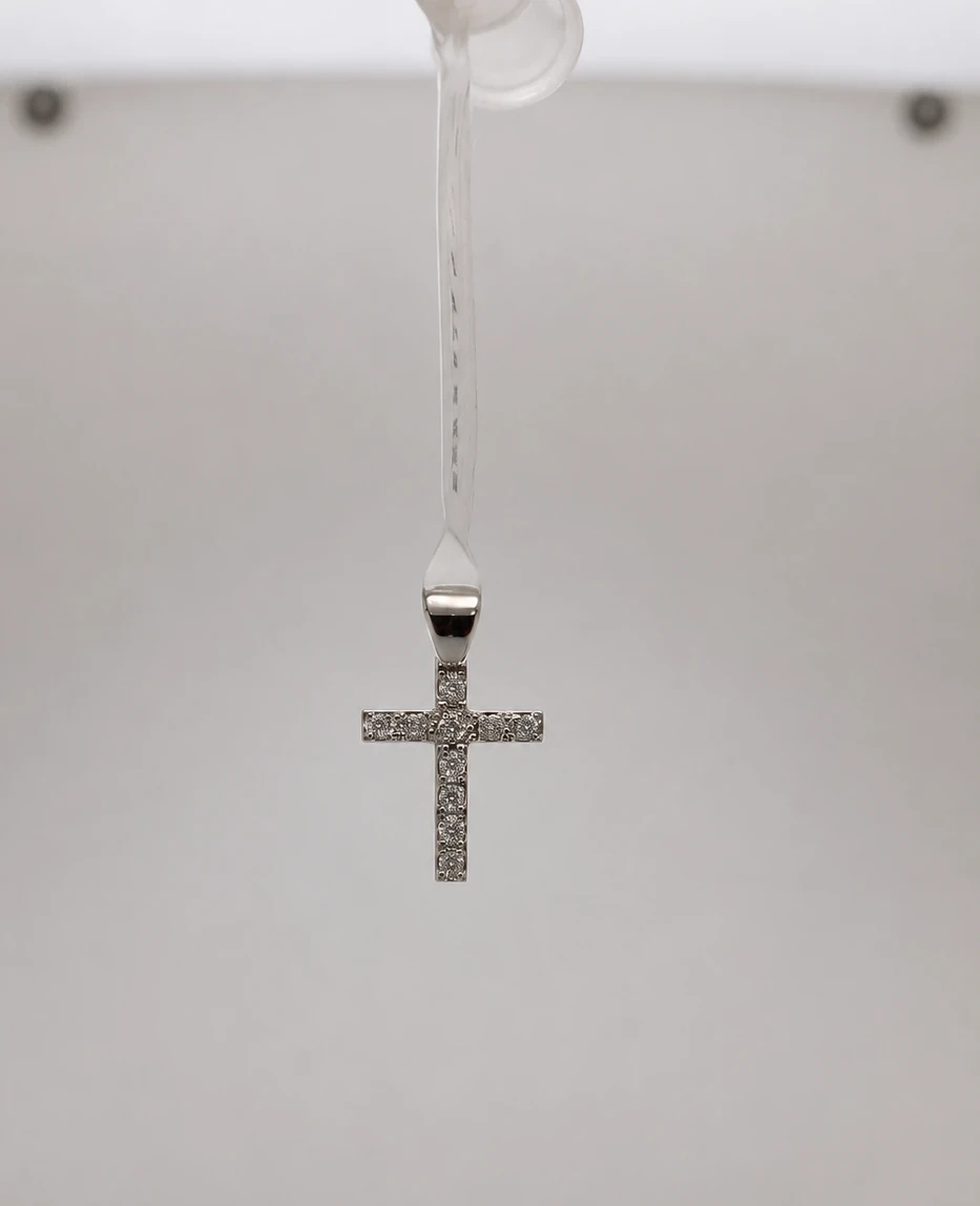 2x Kreuzanhänger Diamant