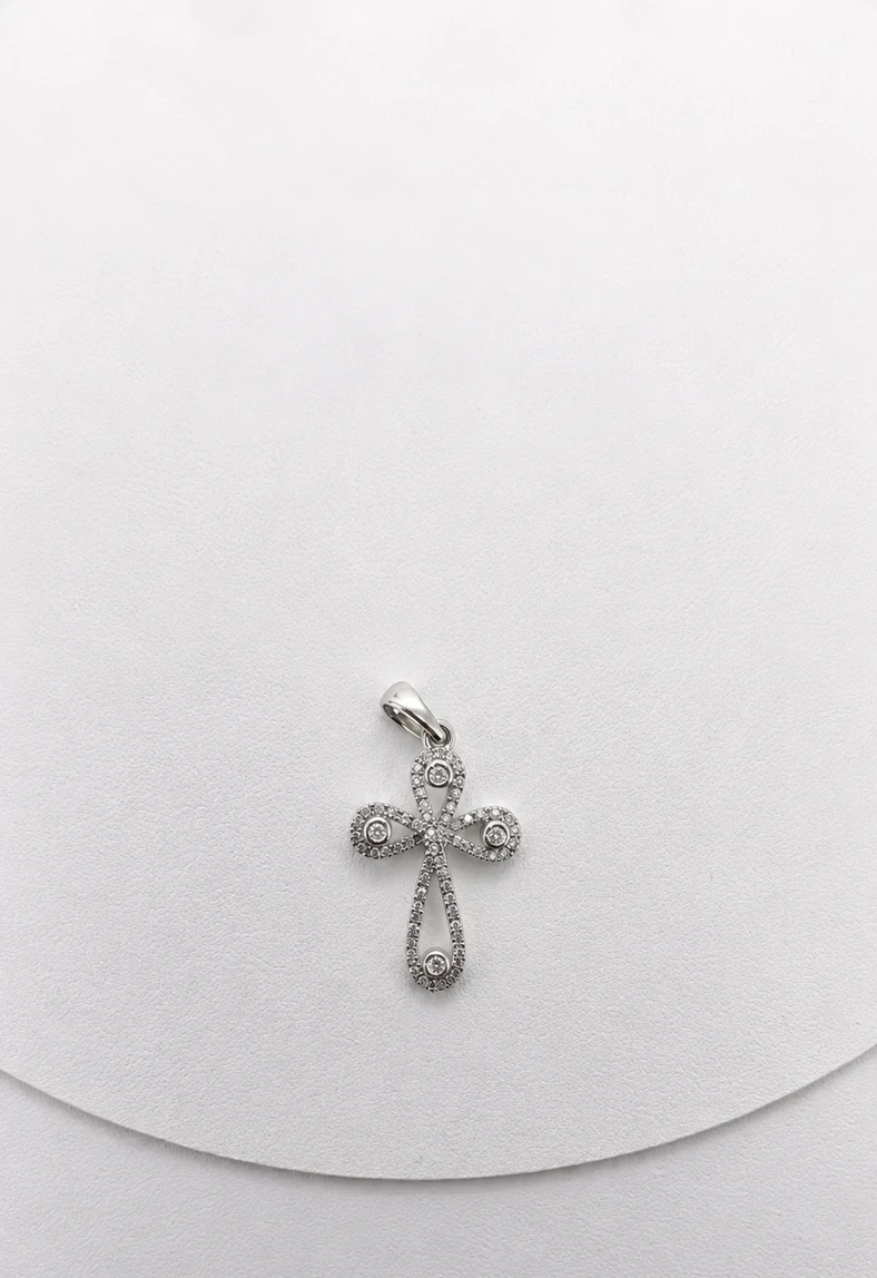 Kreuz Anhänger Diamant