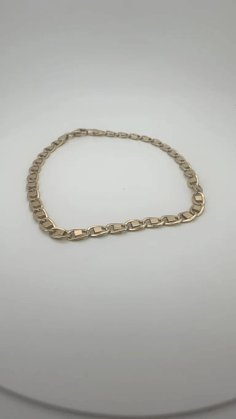 14 kt Gold, Panzerarmband